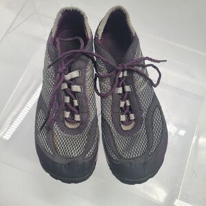 Merrell Pace Glove Dark Shadow Outdoor Hiking Shoe Womens Size 7 J68376 Black